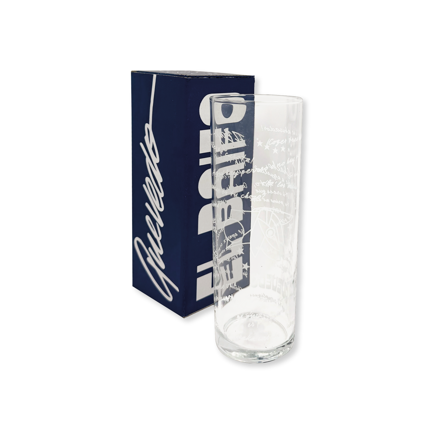 Vaso de tubo “NI BORRACHO”