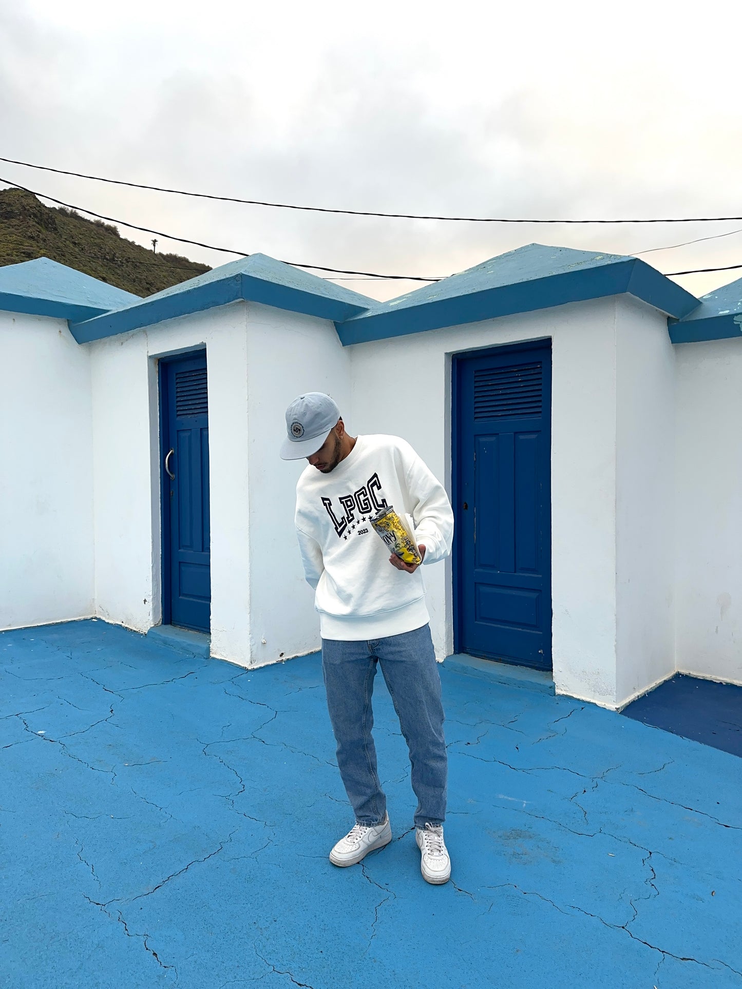 SUDADERA "LPGC 2023" BLANCA