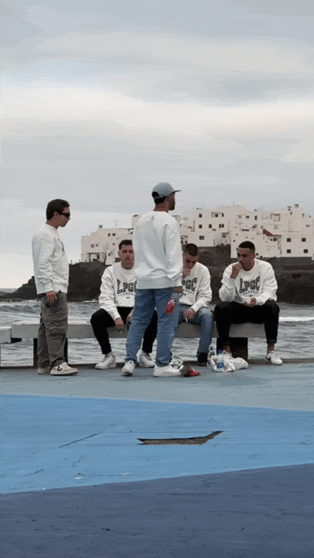 SUDADERA "LPGC 2023" BLANCA