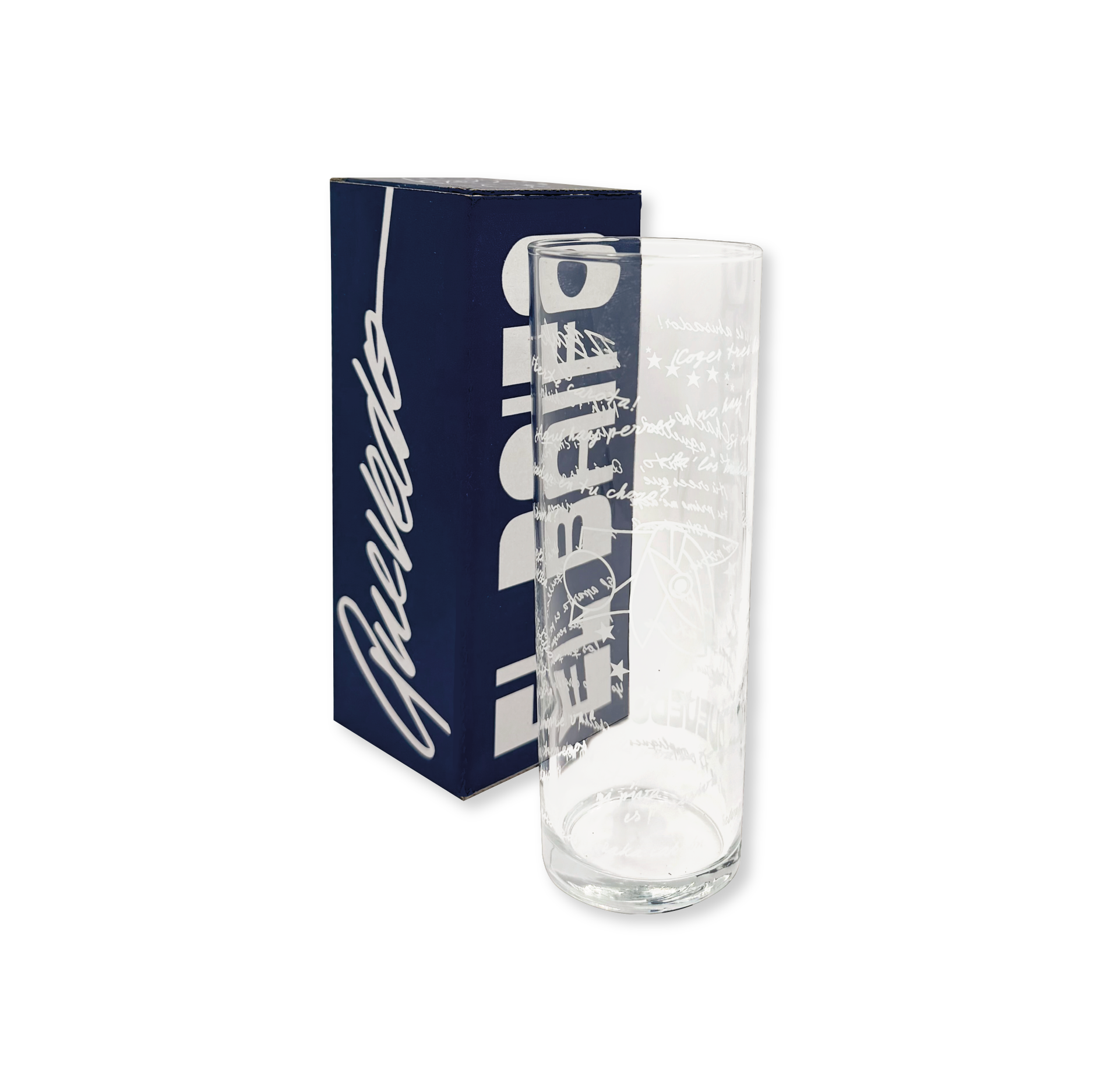 Vaso de tubo “NI BORRACHO”