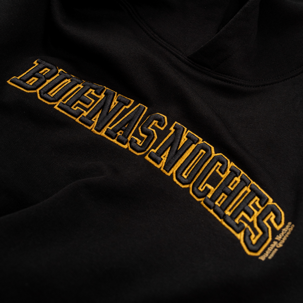 SUDADERA "BUENAS NOCHES" NEGRA