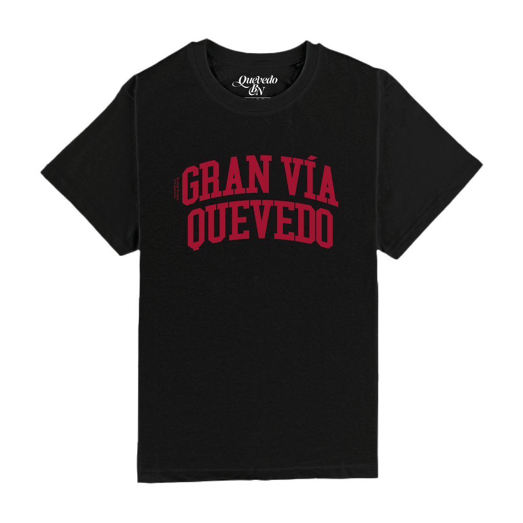 CAMISETA "GRAN VÍA" NEGRA