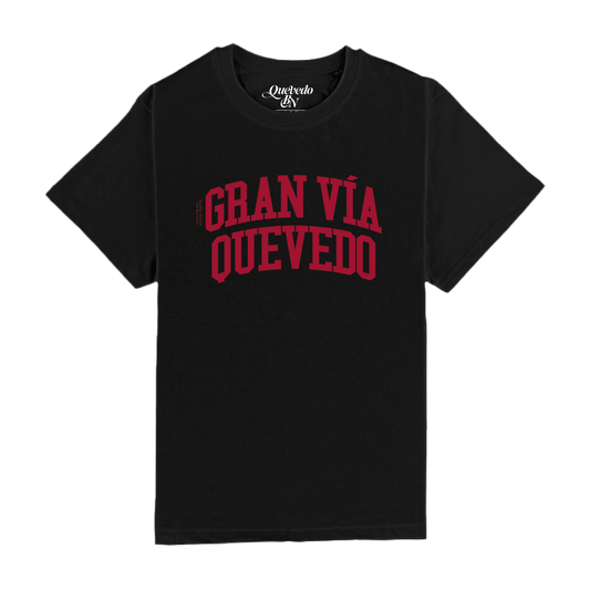 CAMISETA "GRAN VÍA" NEGRA