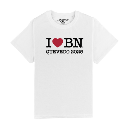CAMISETA "I LOVE BN" BLANCA