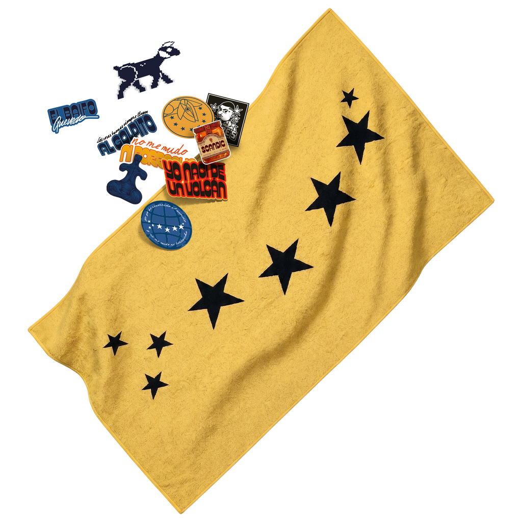 PACK - TOALLA  8 ESTRELLAS + STICKERS