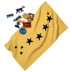 PACK - TOALLA  8 ESTRELLAS + STICKERS