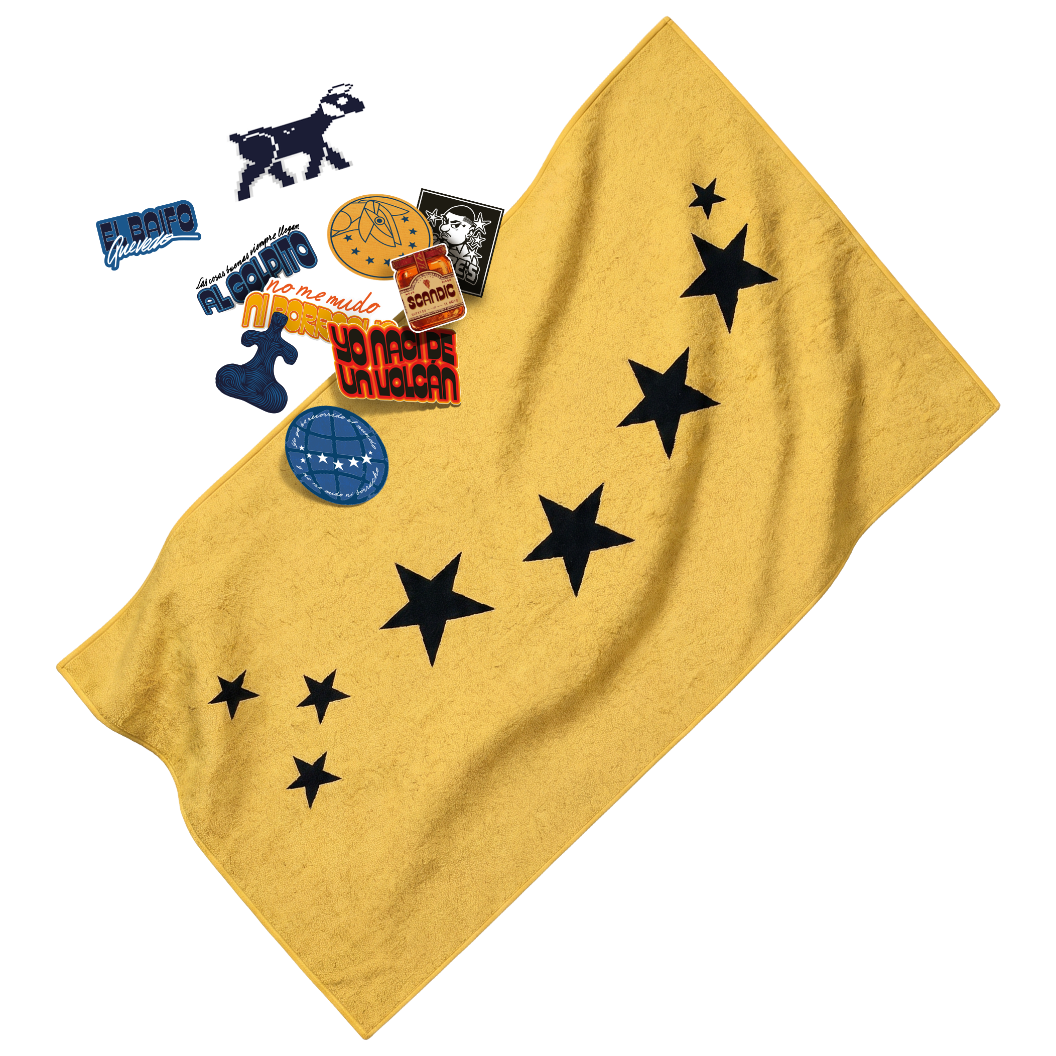 PACK - TOALLA  8 ESTRELLAS + STICKERS