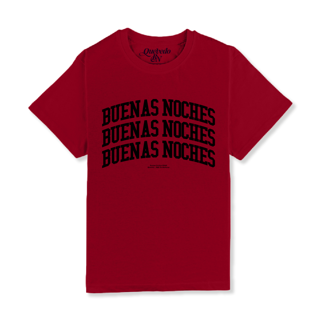 CAMISETA "BUENAS NOCHES" ROJA