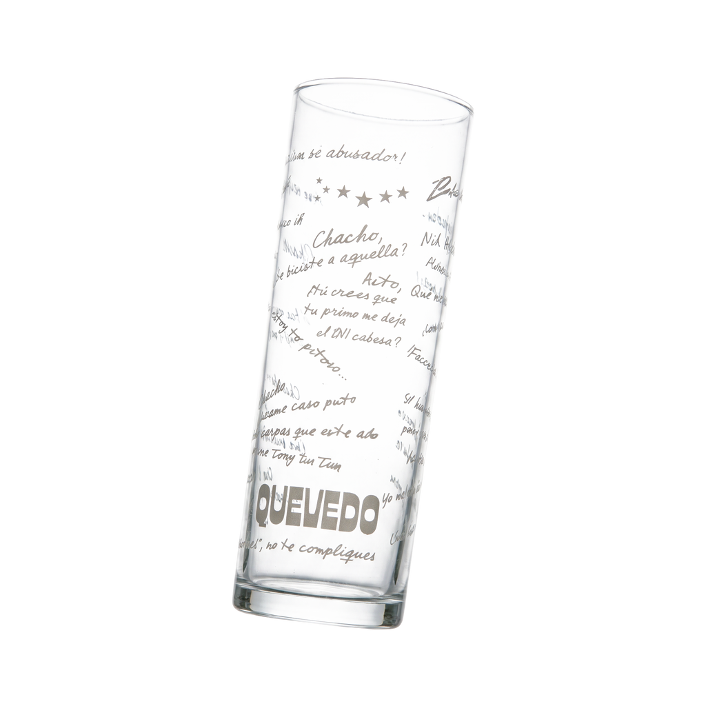 Vaso de tubo “NI BORRACHO”