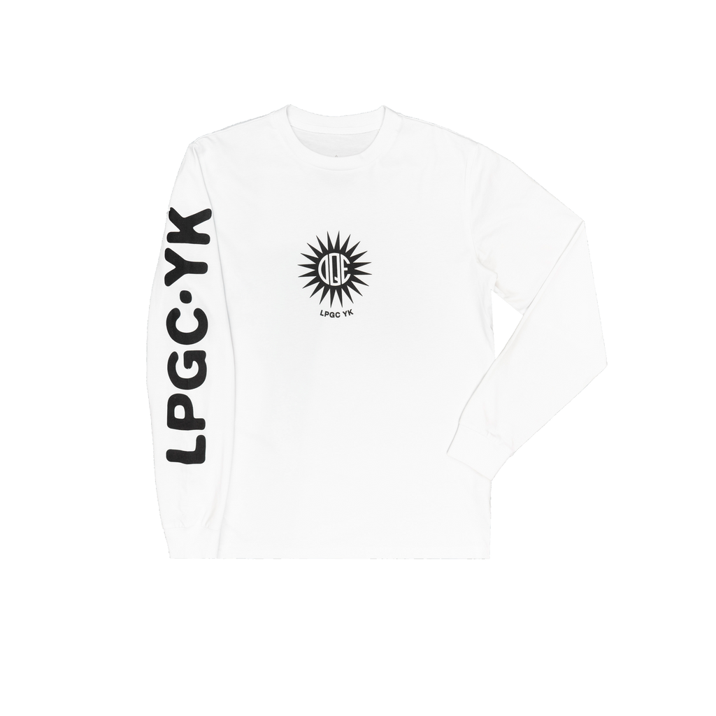 CAMISETA MANGA LARGA "SOL DQE" BLANCA