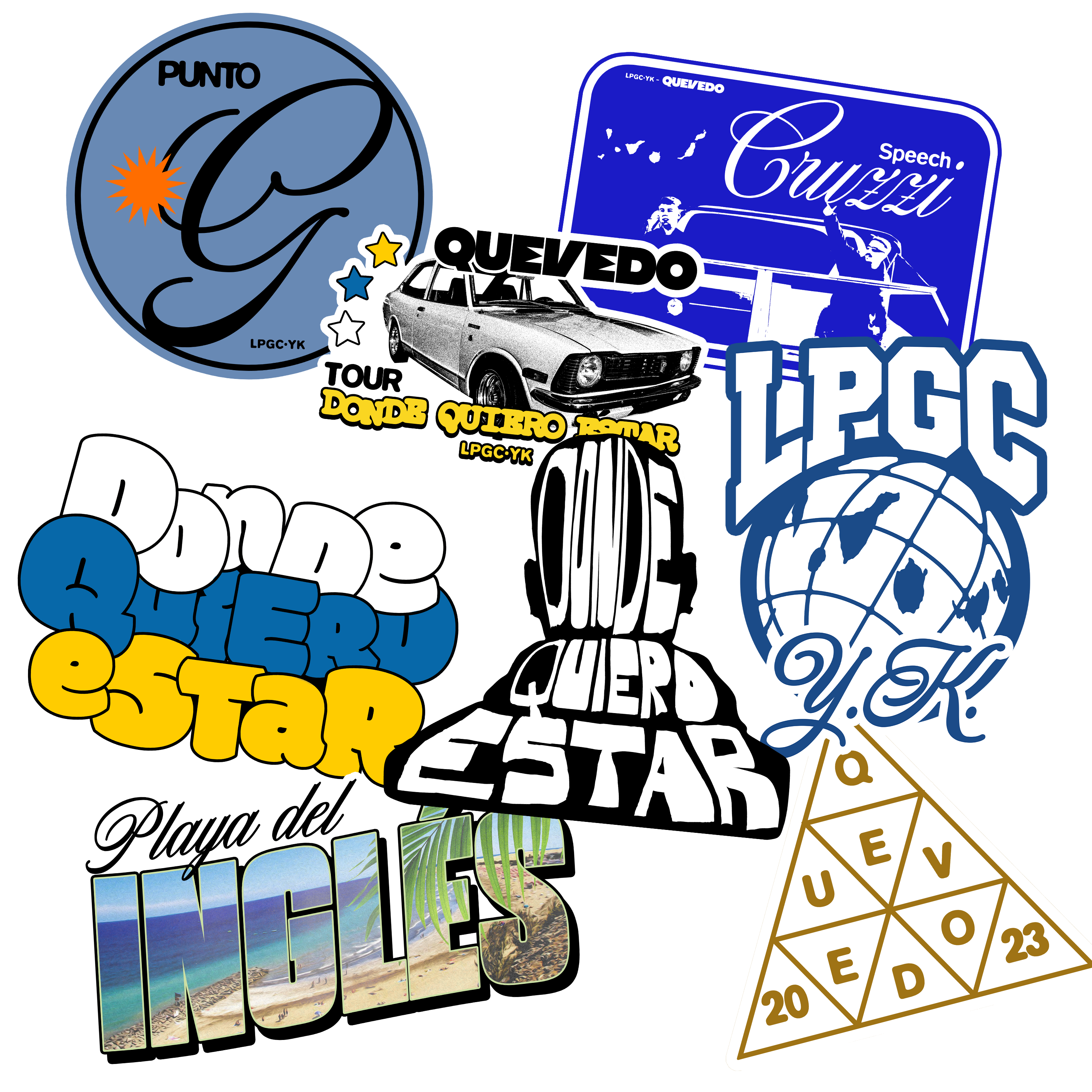 PACK PEGATINAS LPGC·YK