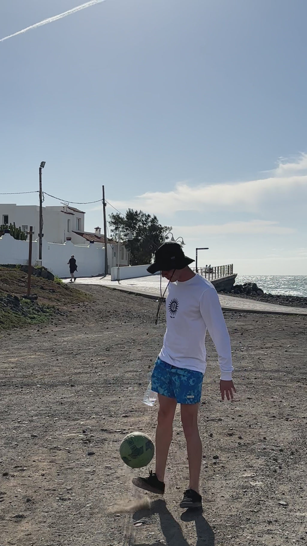 CAMISETA MANGA LARGA "SOL DQE" BLANCA